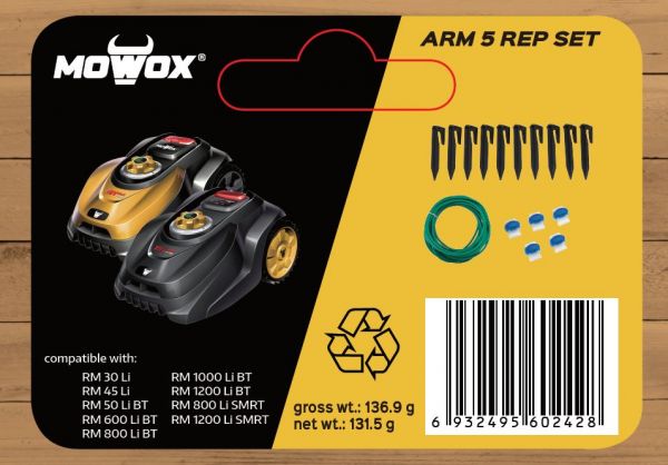 Mowox® ARM 5 REP SET Kit di riparazione per rasaerba robotizzati